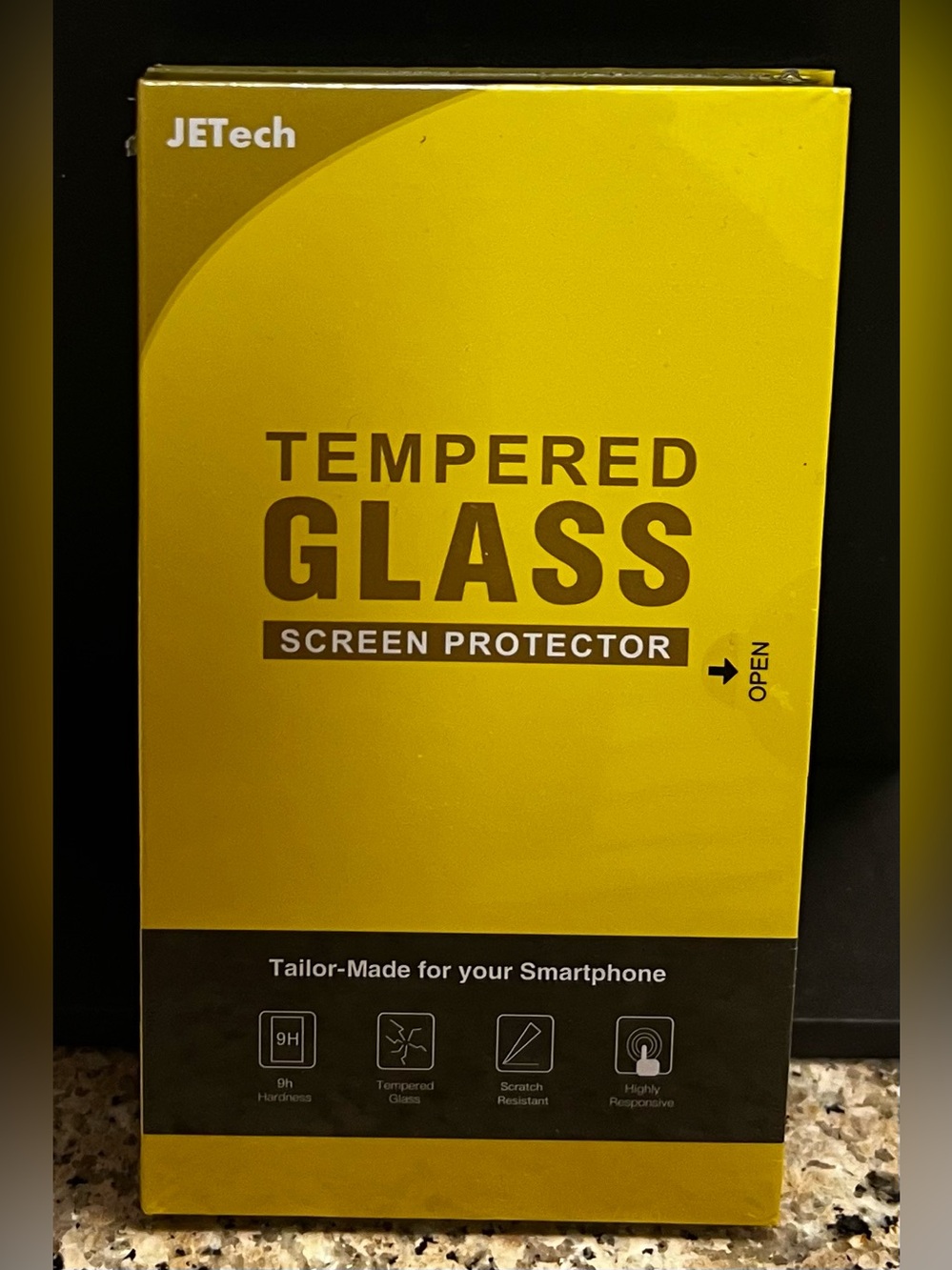 Yellow Tempered Glass Screen Protector